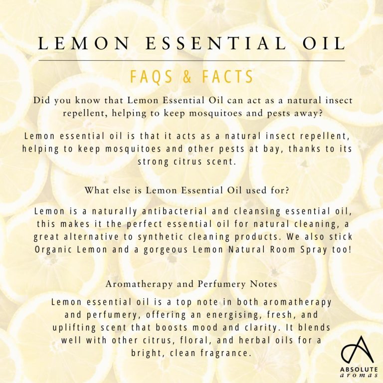 Absolute Aromas Lemon Essential Oil
