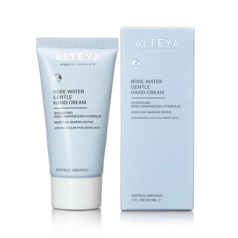 Alteya Organics Organic Rose Water Gentle Hand Cream - Hydrating Rosa Damascena Hydrolat