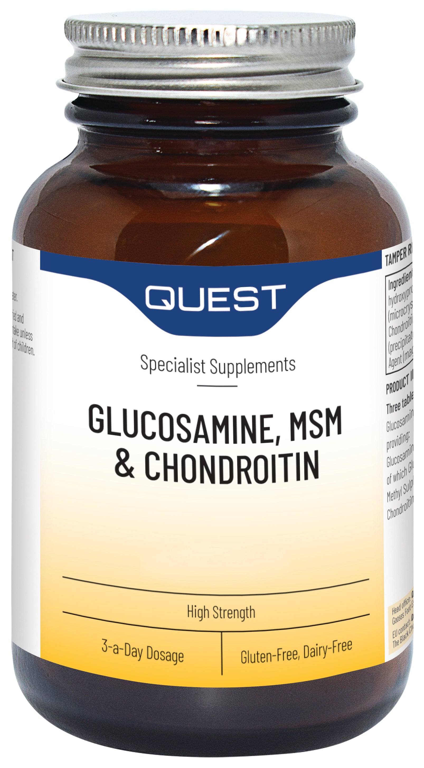Quest Glucosamine, MSM & Chondroitin 60+30