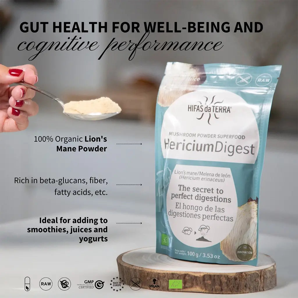 Hifas Da Terra Hericium digest powder 100% Organic Lion's Mane