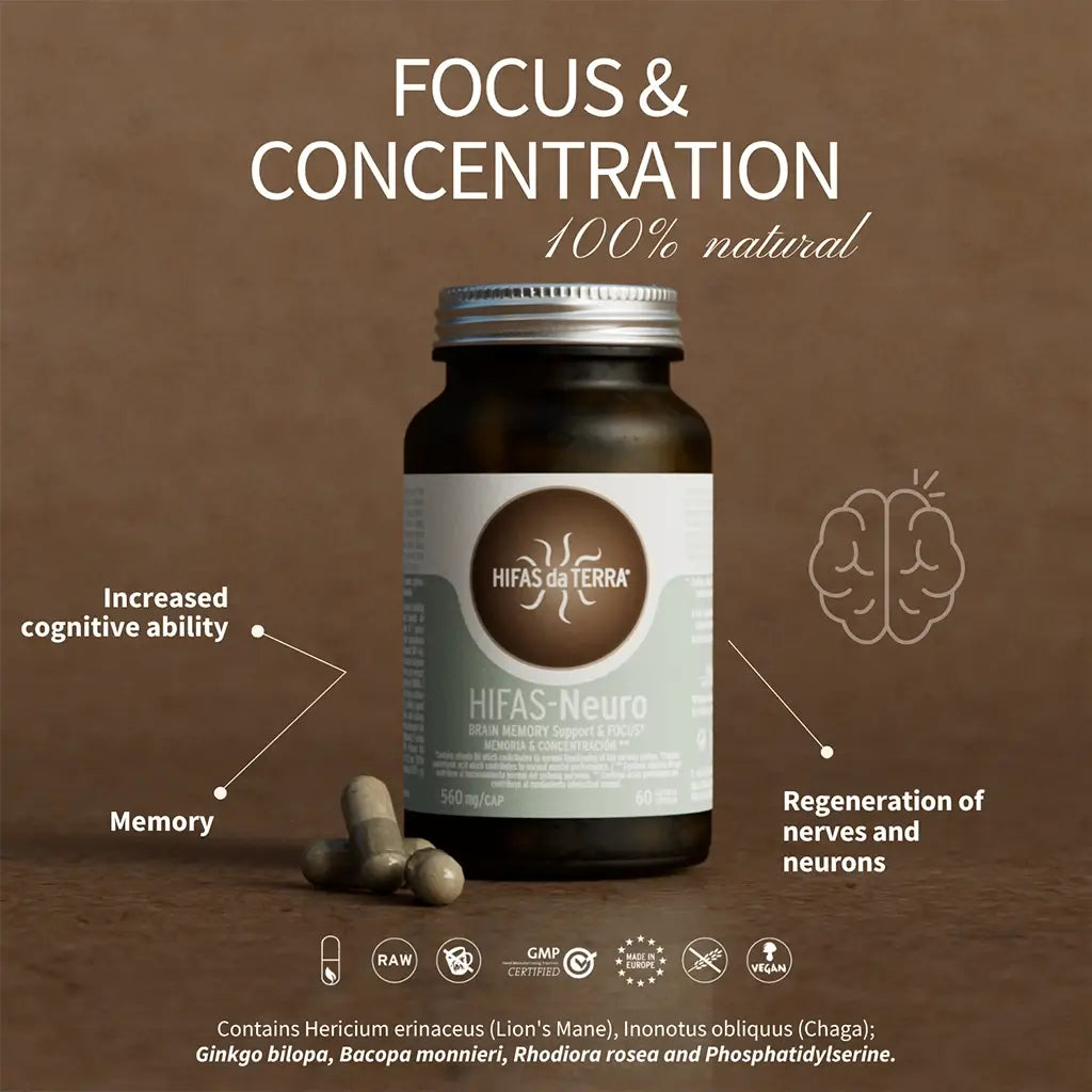 Hifas Da Terra Hifas-Neuro Memory and Concentration