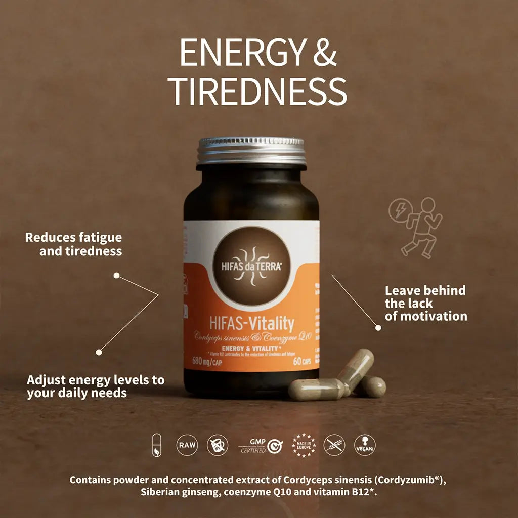 Hifas Da Terra Hifas-Vitality Energy and Fatigue