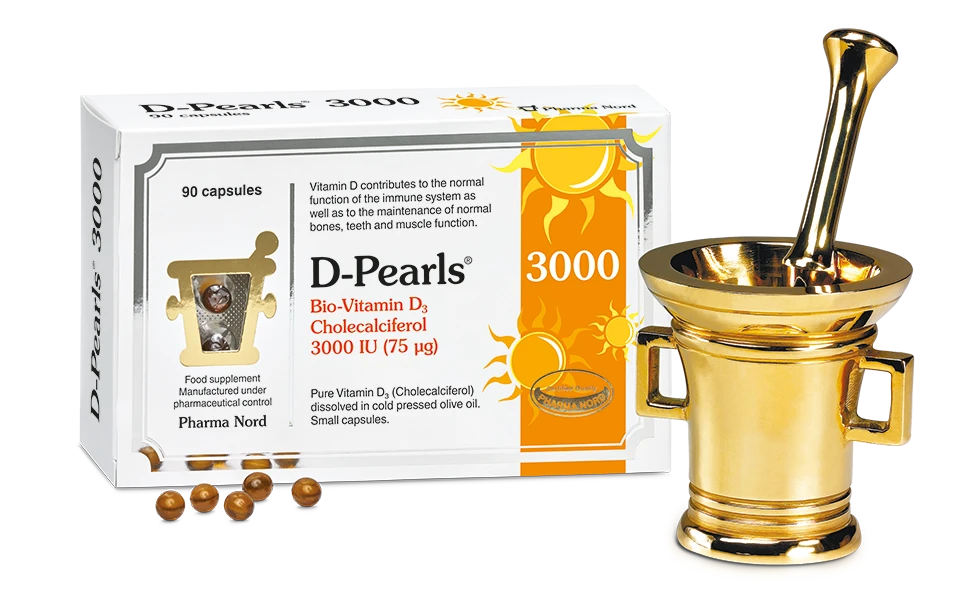Pharma Nord D-Pearls 3000IU 75mcg