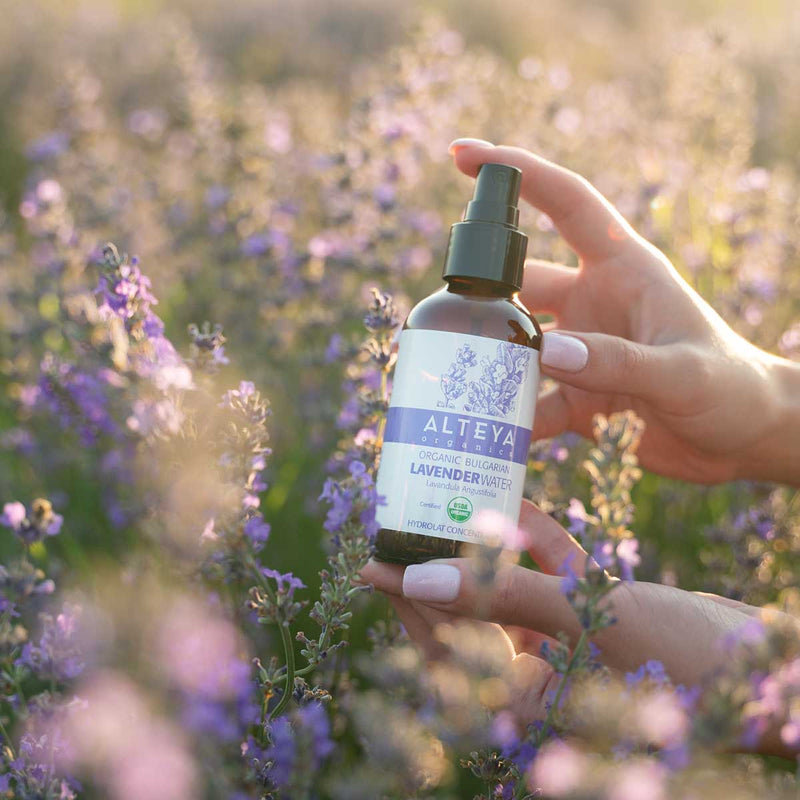 Alteya Organics Organic Bulgarian Lavender Water 120 ml - Amber Glass Bottle