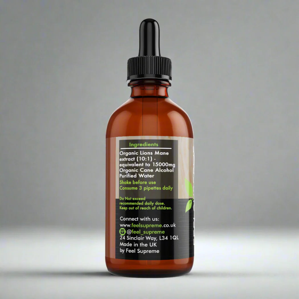 Feel Supreme Lions Mane Mushroom Liquid | 60ml