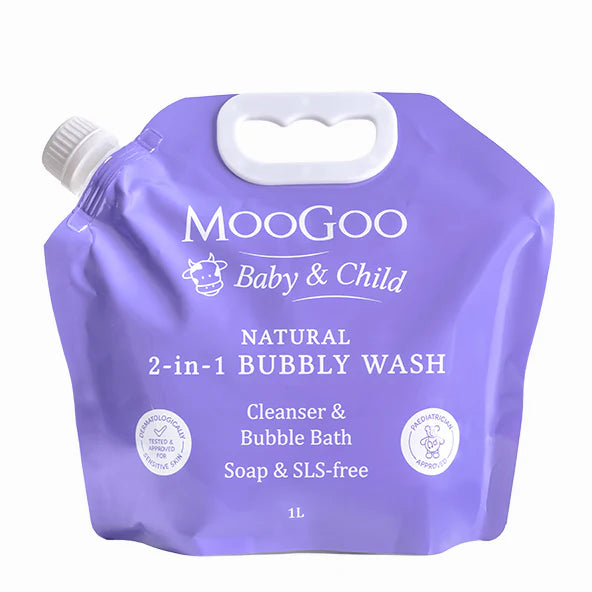 MooGoo 2-in-1 Bubbly Wash