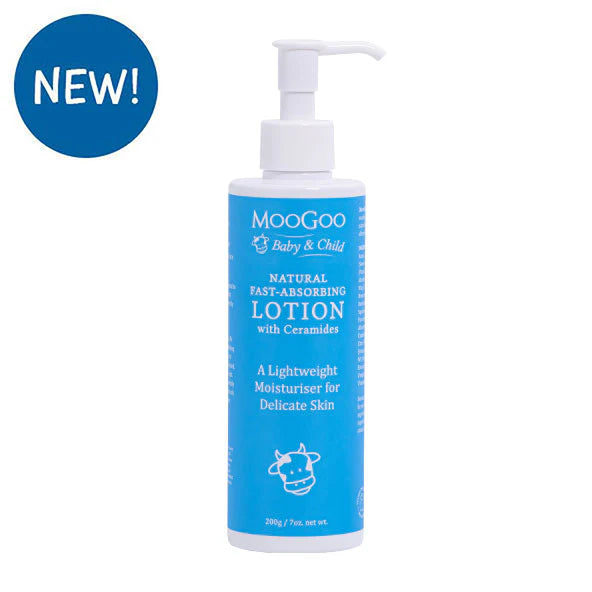 MooGoo Baby Fast-Absorbing Lotion with Ceramides 200g