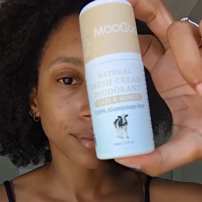 MooGoo Fresh Cream Deodorant - Oats & Honey 60ml