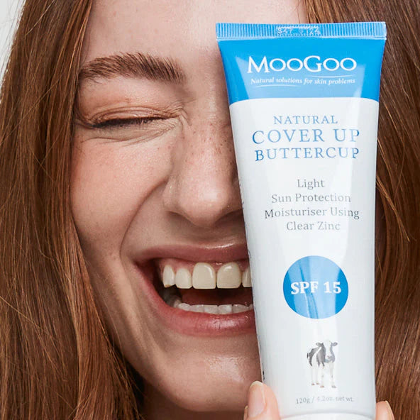 MooGoo Cover Up Buttercup SPF 15 Natural Moisturiser 120g