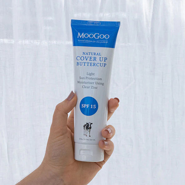 MooGoo Cover Up Buttercup SPF 15 Natural Moisturiser 120g