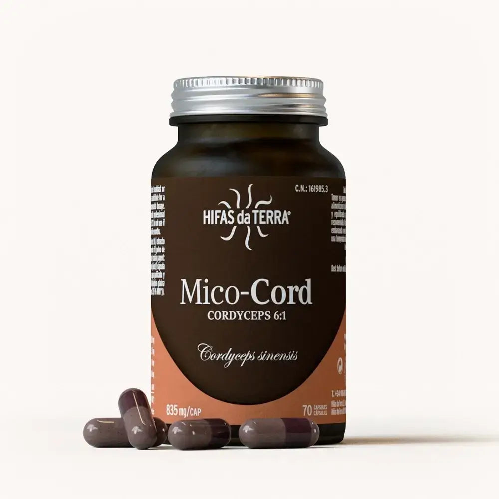 Hifas Da Terra Mico-Cord Pure Cordyceps fungus extract in capsules