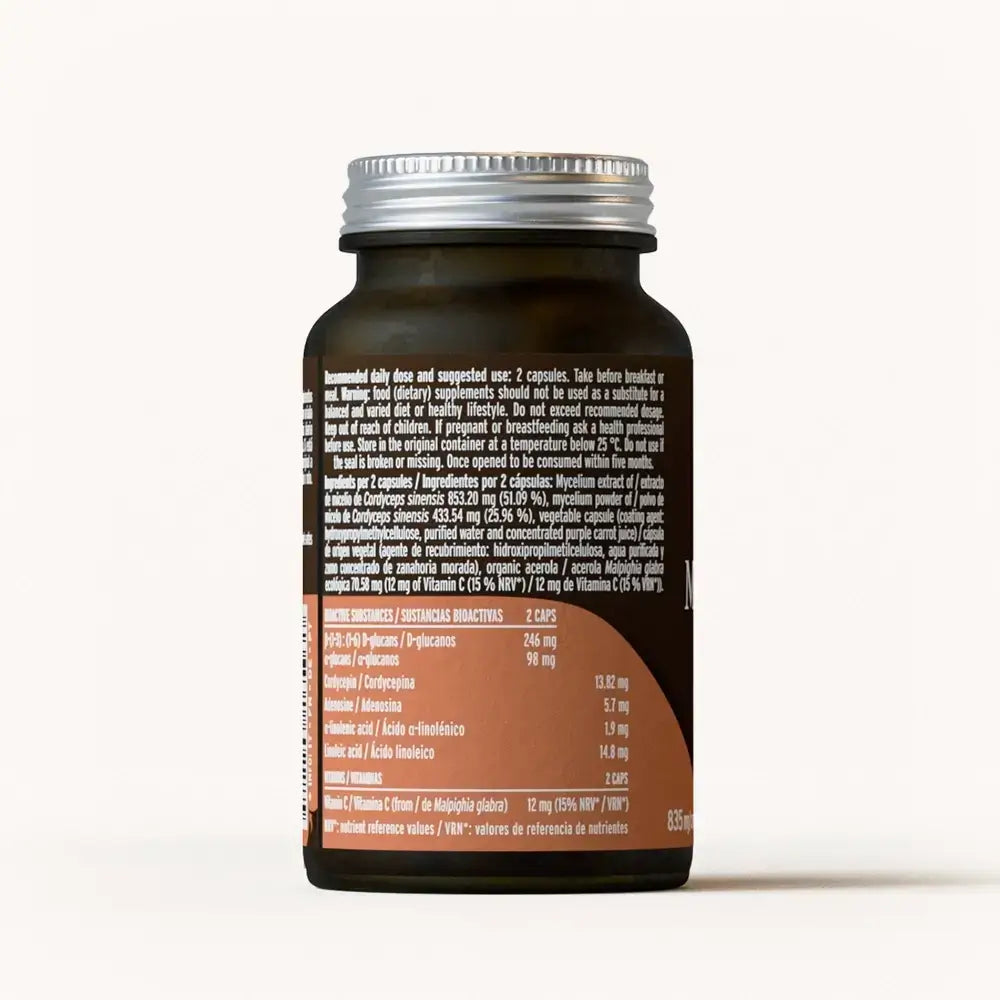 Hifas Da Terra Mico-Cord Pure Cordyceps fungus extract in capsules
