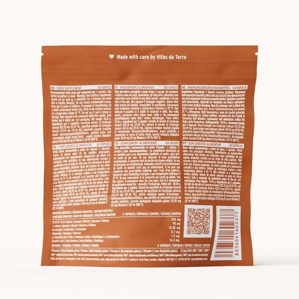 Hifas Da Terra Mico-Cord Pure Cordyceps fungus extract in capsules