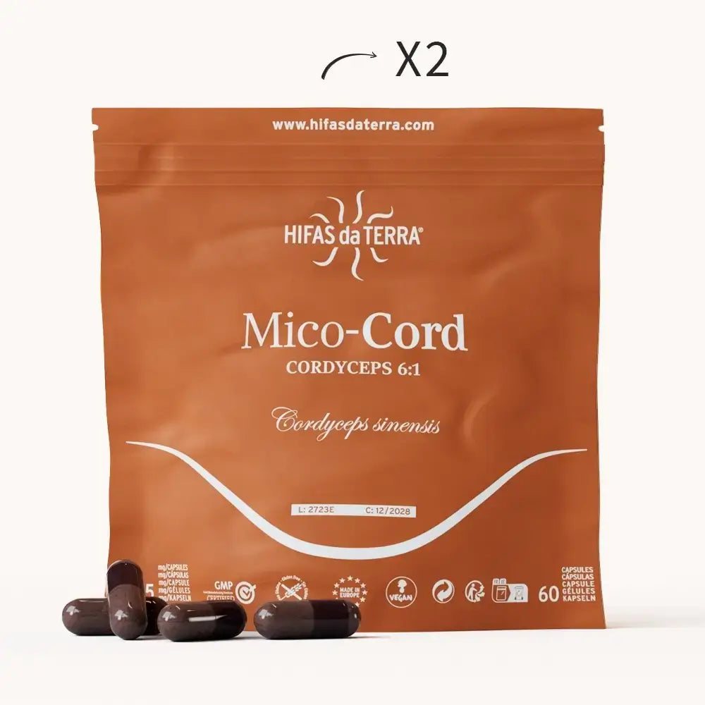 Hifas Da Terra Mico-Cord Pure Cordyceps fungus extract in capsules