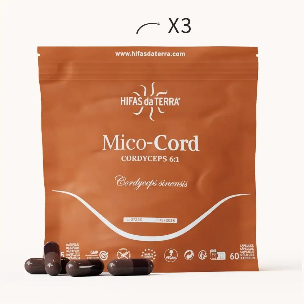 Hifas Da Terra Mico-Cord Pure Cordyceps fungus extract in capsules