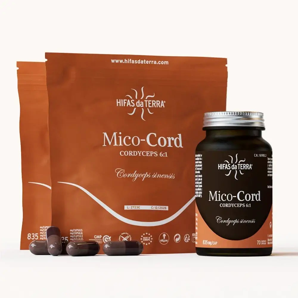 Hifas Da Terra Mico-Cord Pure Cordyceps fungus extract in capsules