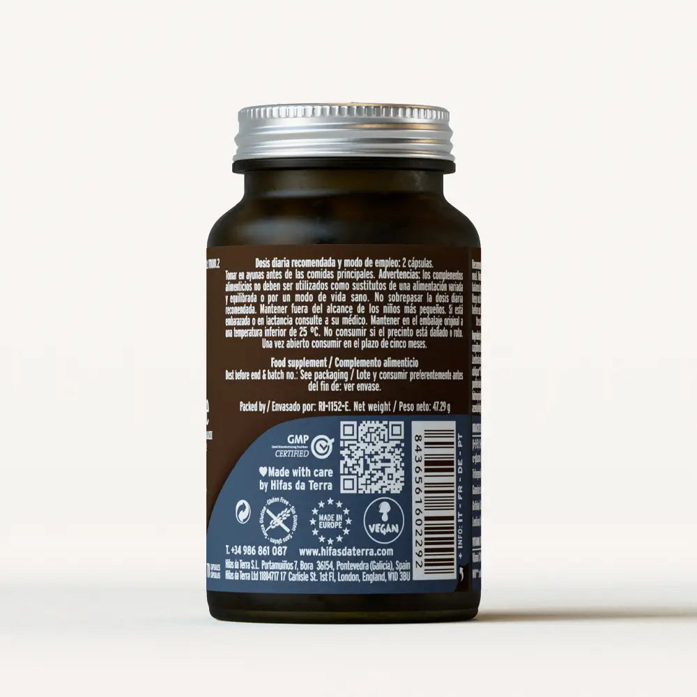 Hifas Da Terra Mico-Five Pure extracts from Reishi, Shiitake, Maitake, Sun and Chaga Mushrooms