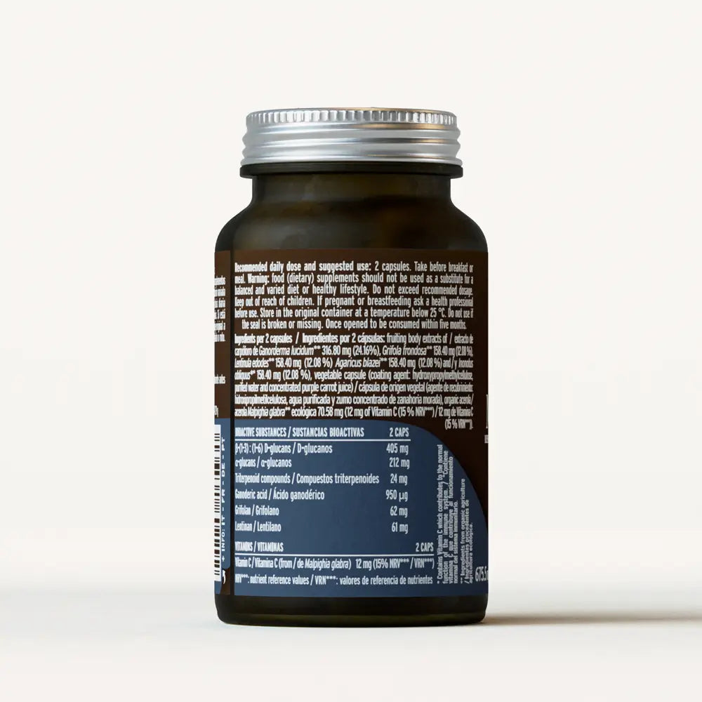 Hifas Da Terra Mico-Five Pure extracts from Reishi, Shiitake, Maitake, Sun and Chaga Mushrooms