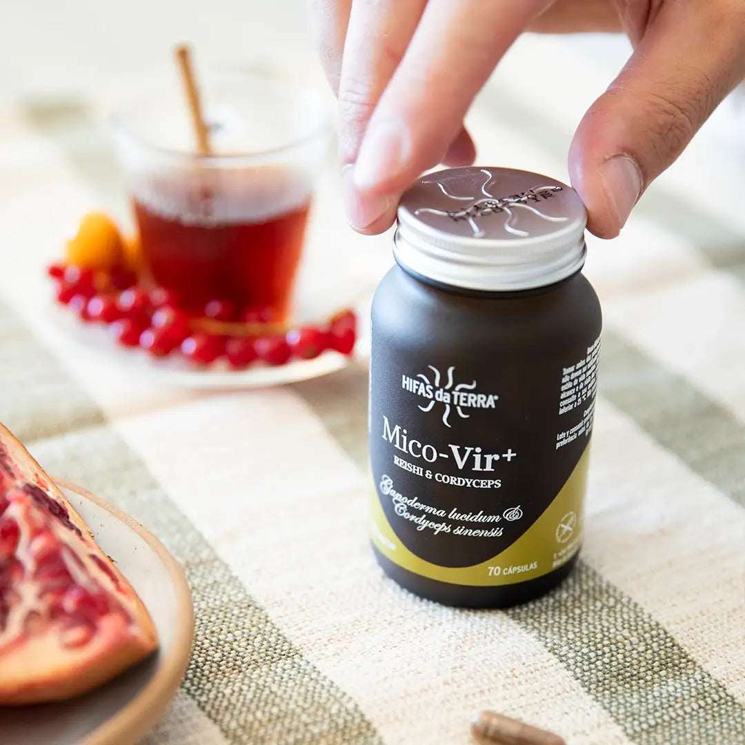 Hifas Da Terra Mico-Vir+ Pure Extracts of Reishi and Cordyceps