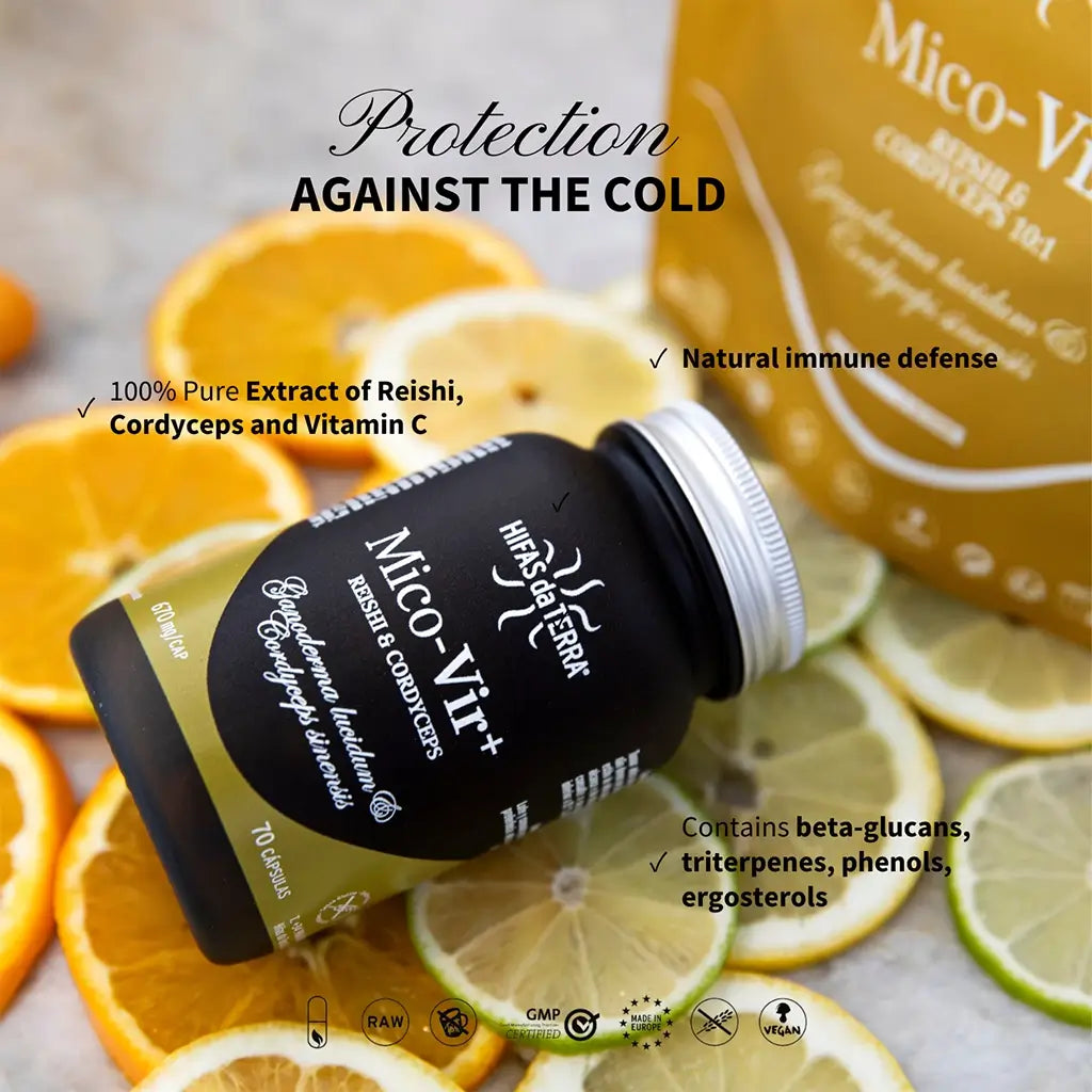 Hifas Da Terra Mico-Vir+ Pure Extracts of Reishi and Cordyceps