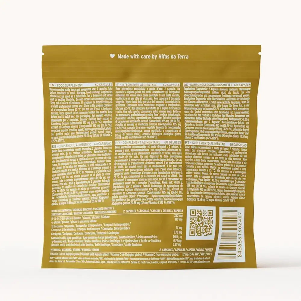 Hifas Da Terra Mico-Vir+ Pure Extracts of Reishi and Cordyceps