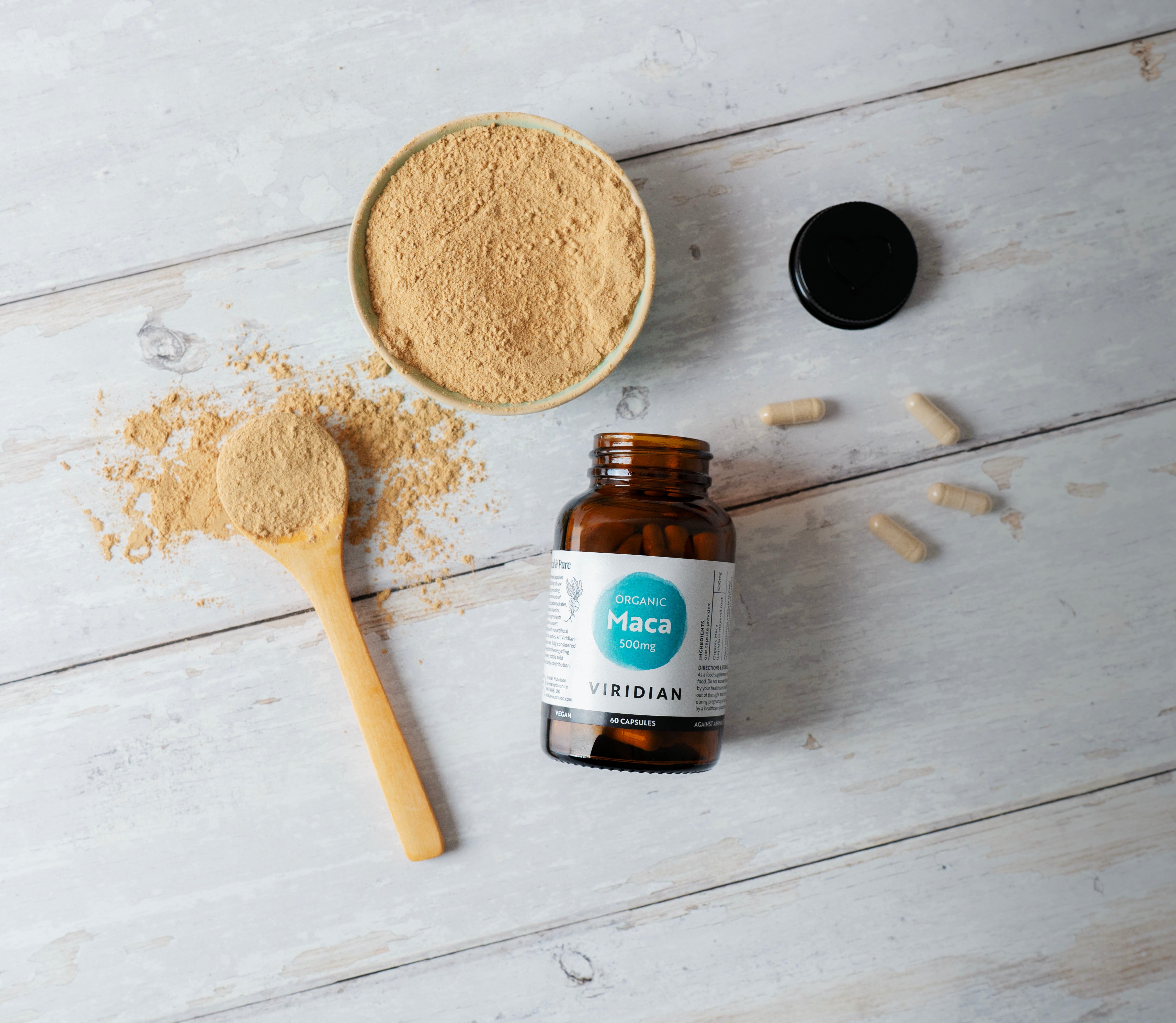 Viridian Organic Maca 500mg 60 Capsules