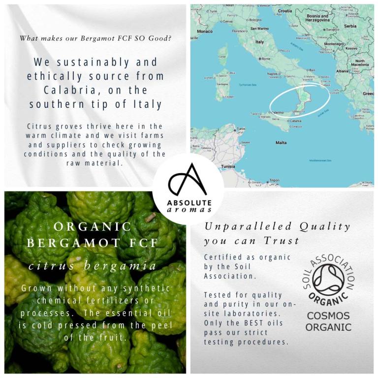 Absolute Aromas Organic Bergamot FCF