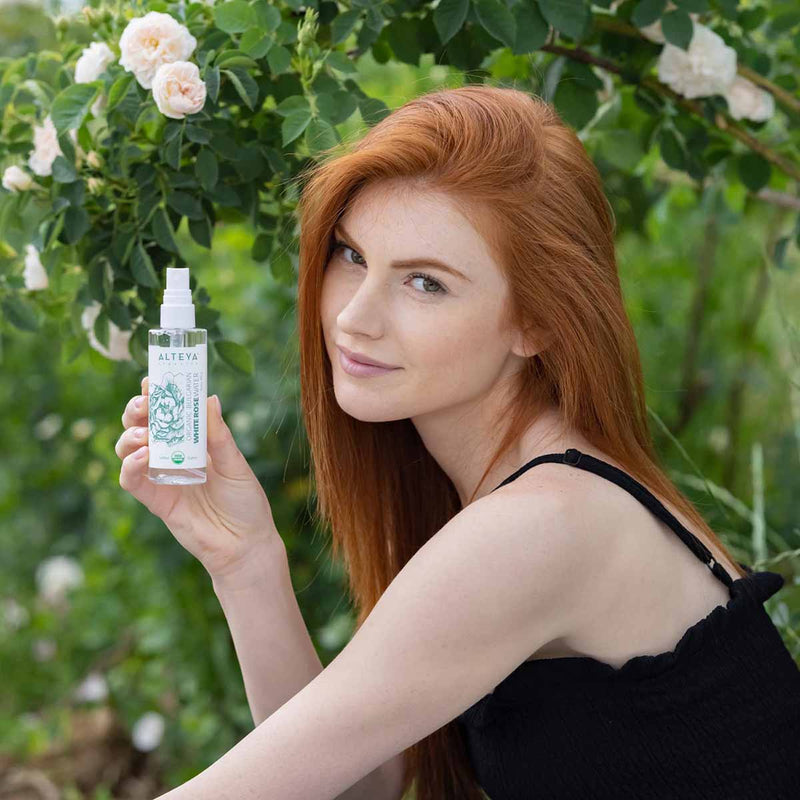 Alteya Organics Organic Bulgarian White Rose Water (Rosa Alba) Spray 100 ml