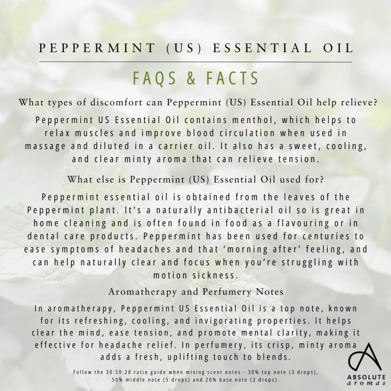 Absolute Aromas Peppermint (US) Essential Oil