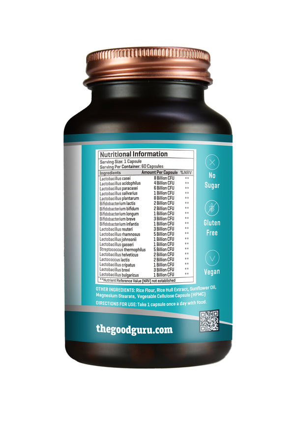 The Good Guru Probiotic 60 Billion CFU