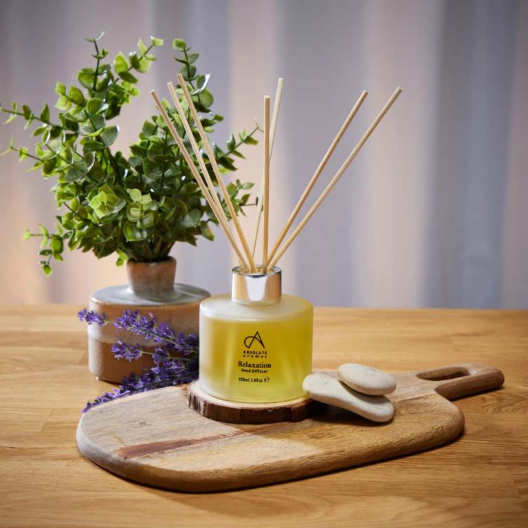 Relax Reed Diffuser Absolute Aromas Relaxation Reed Diffusers – Health & More Ltd