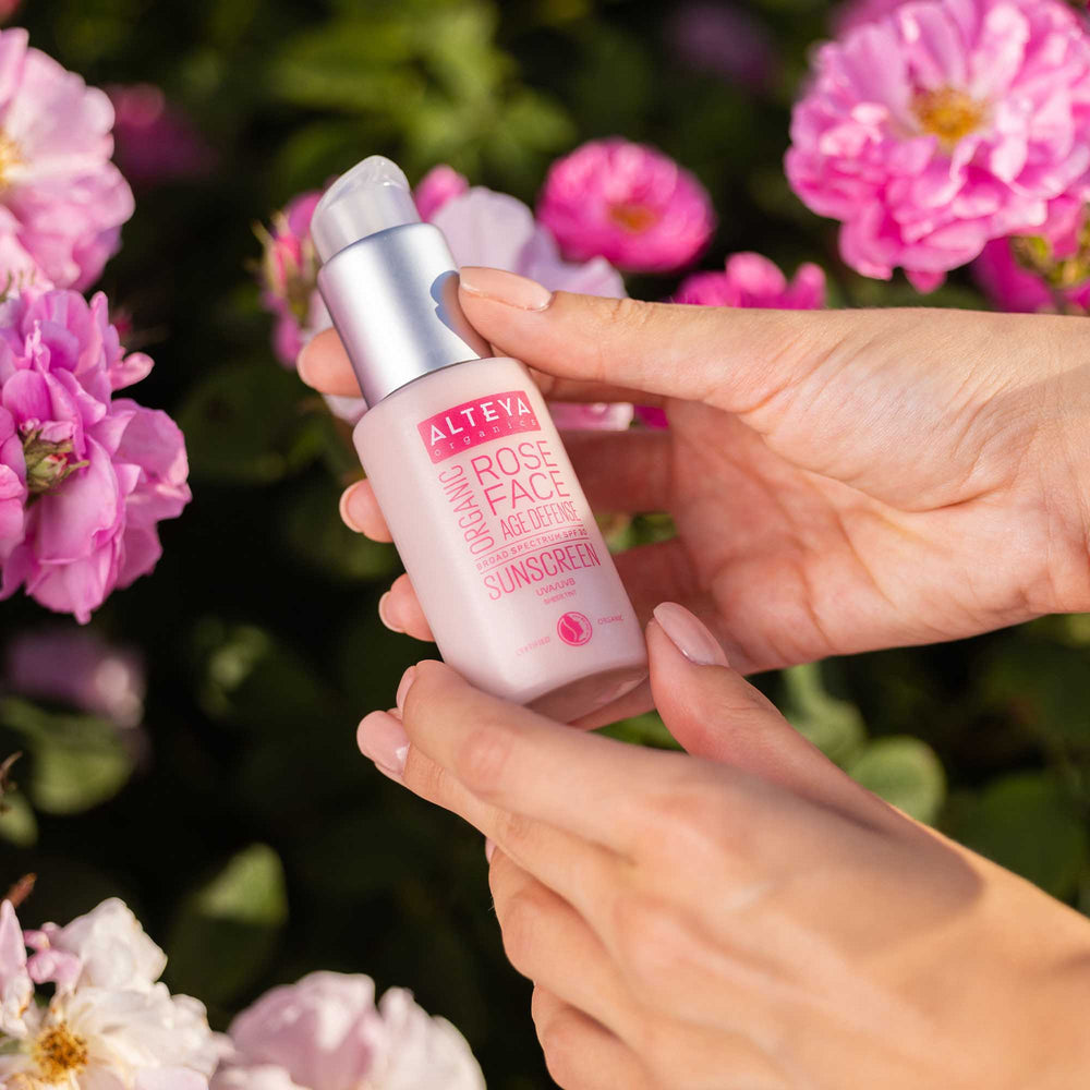 Alteya Organics Organic Sunscreen Rose Face Cream SPF30 50ml