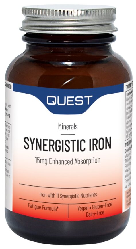 Quest Synergistic Iron 15mg 90’s