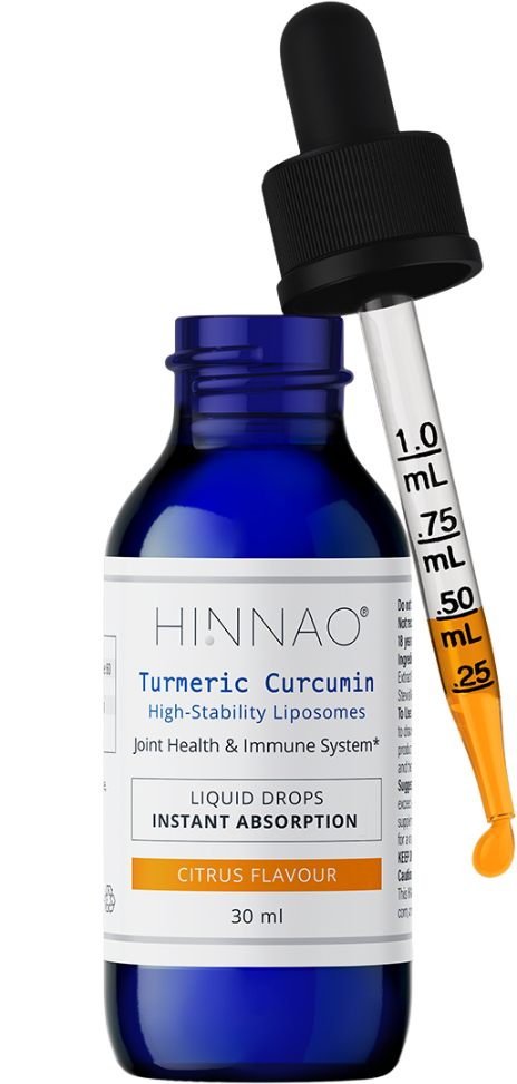 HINNAO Sublingual Turmeric Curcumin Drops