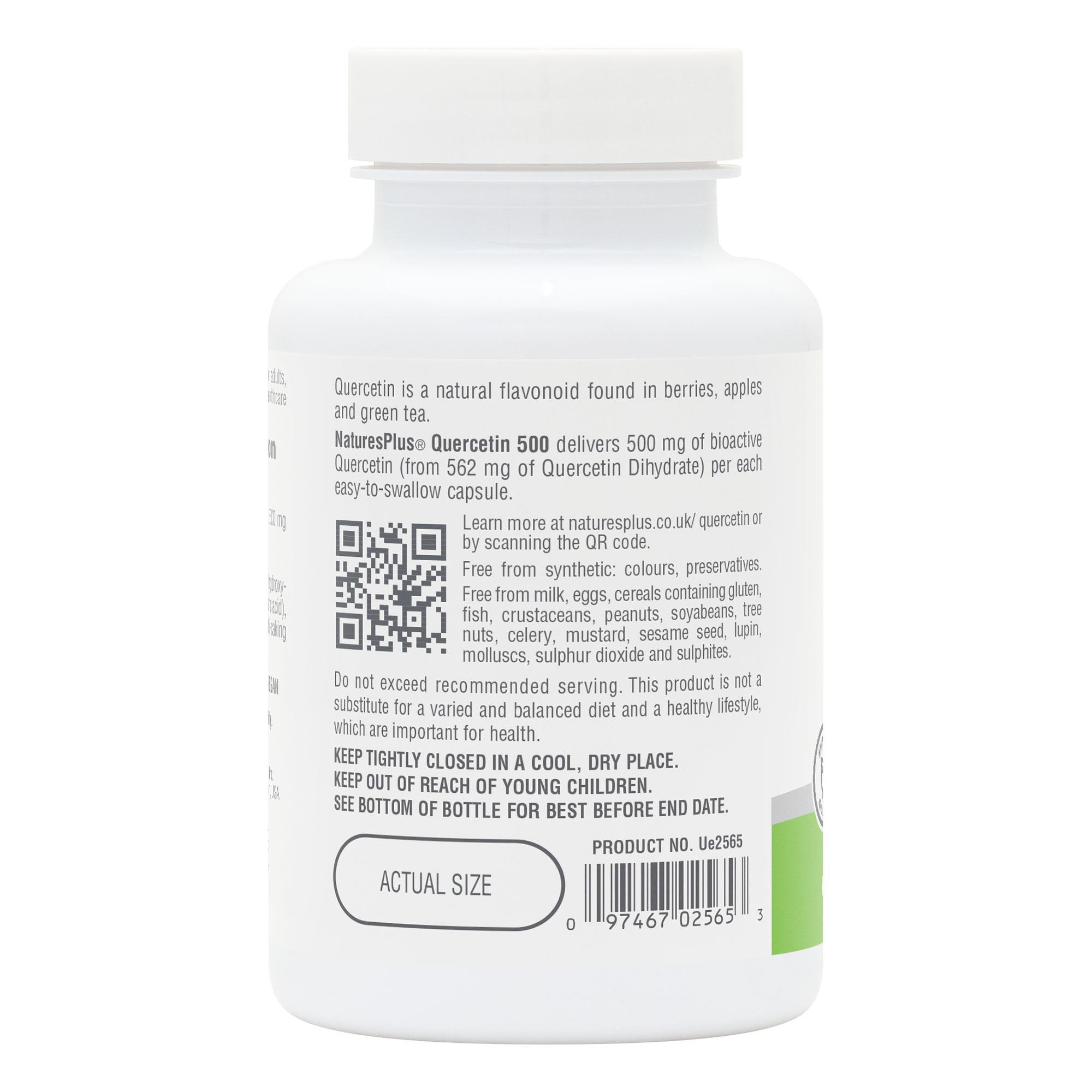 NaturesPlus PRO Quercetin 500mg 60 Capsules