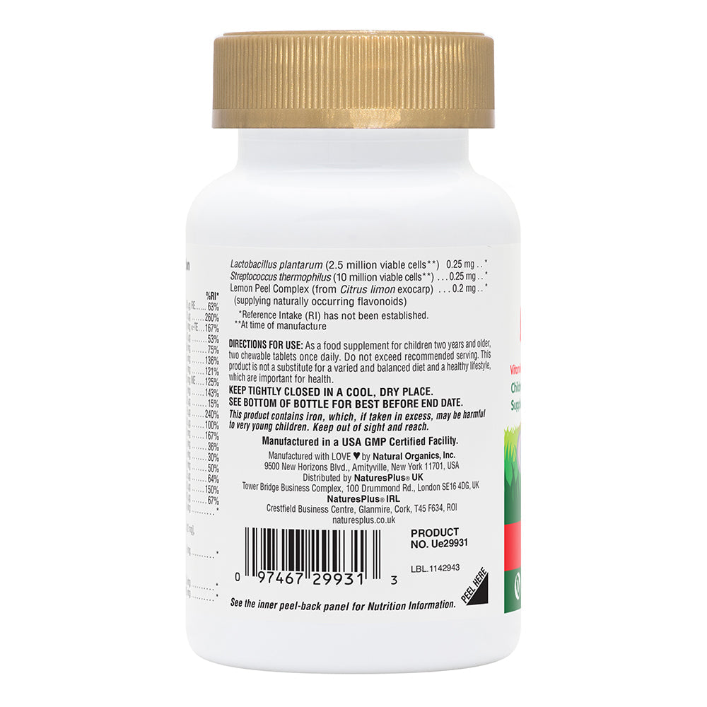 NaturesPlus Animal Parade® GOLD Multivitamin Children's Chewables - Cherry