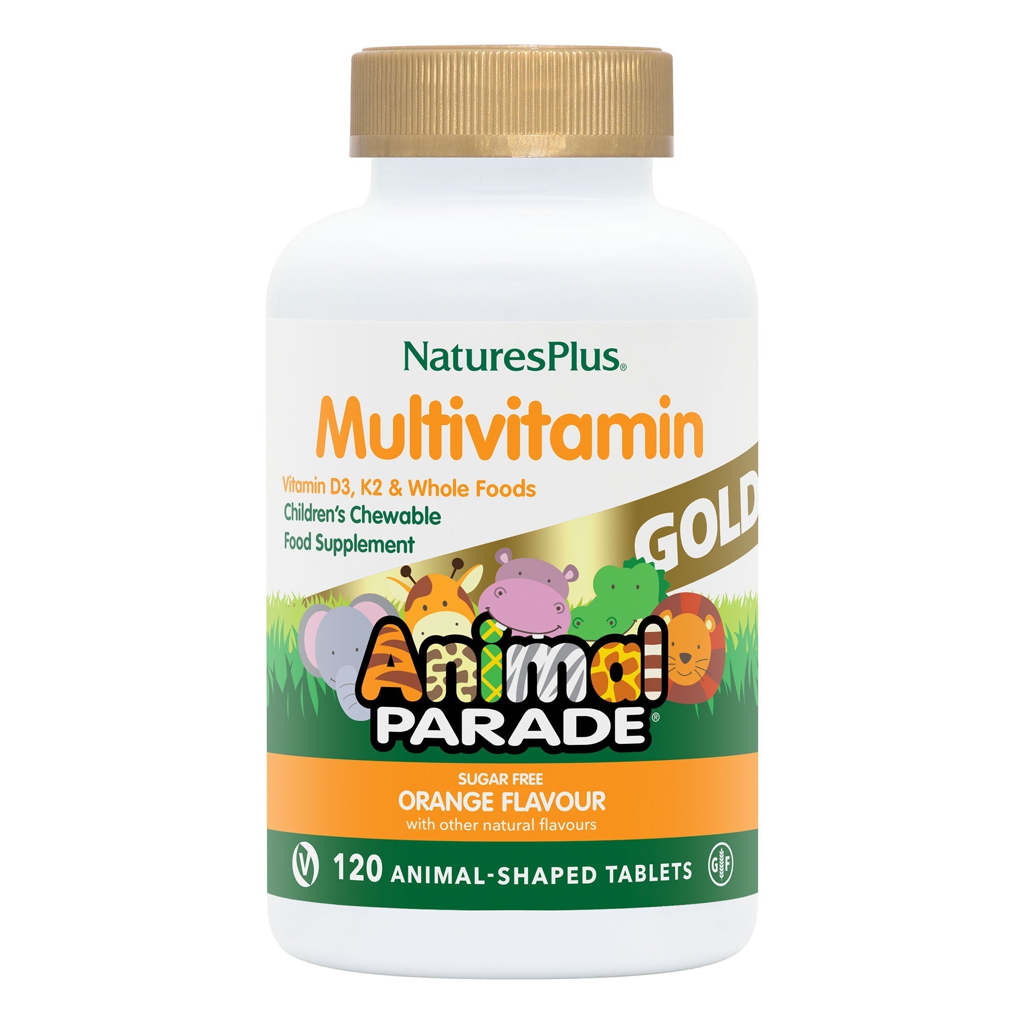 NaturesPlus Animal Parade® GOLD Multivitamin Children's Chewables - Orange