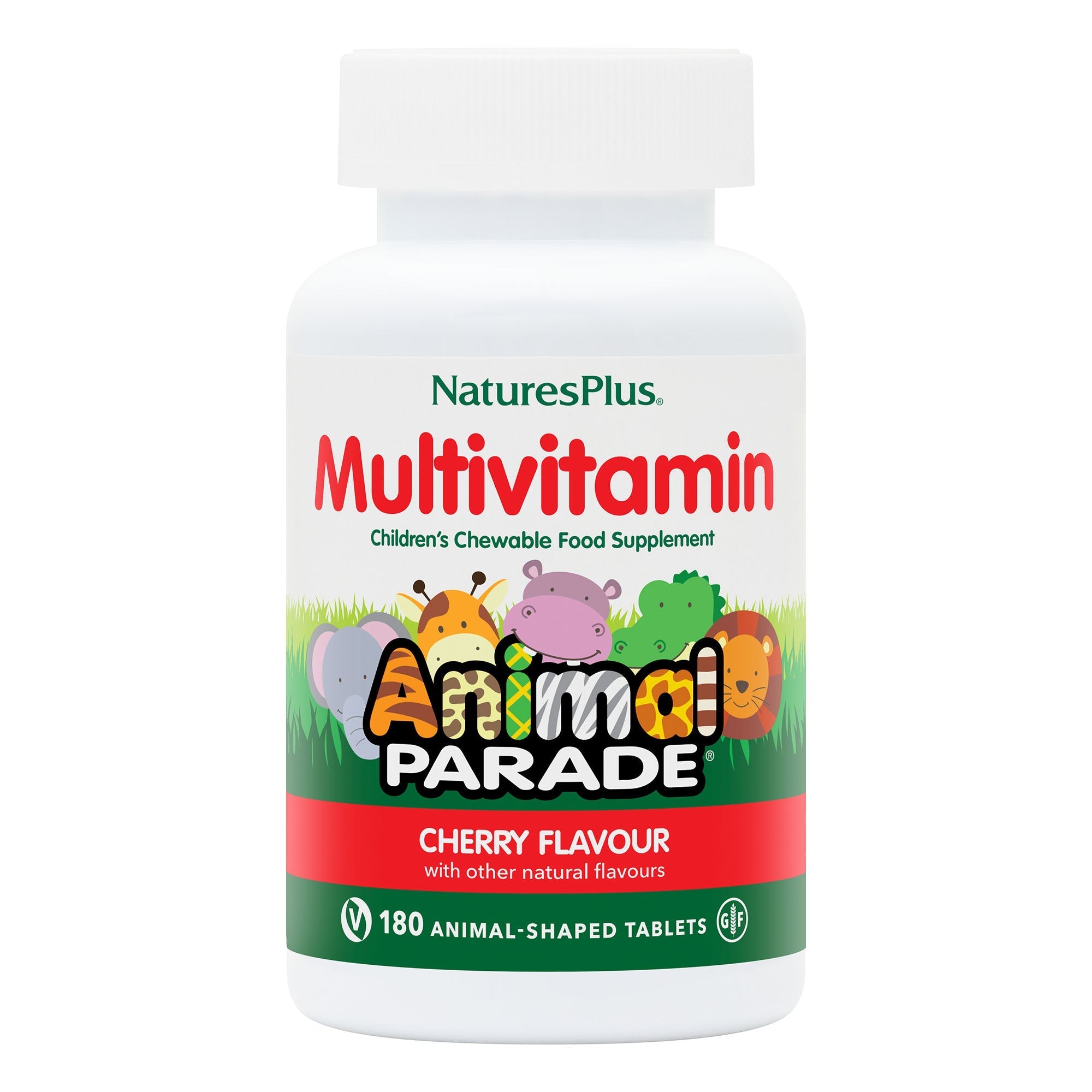 NaturesPlus Animal Parade® Multivitamin Children's Chewables - Cherry