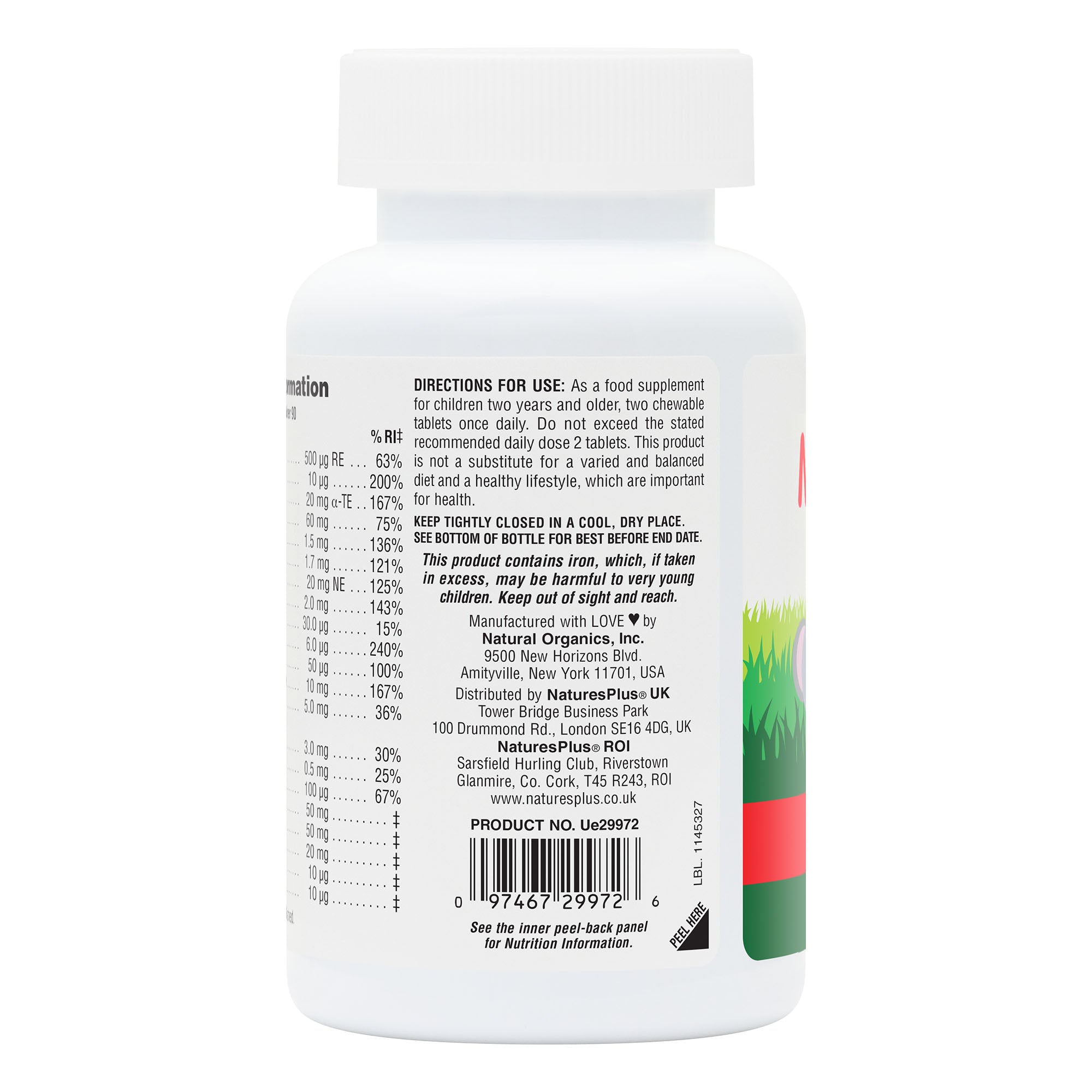 NaturesPlus Animal Parade® Multivitamin Children's Chewables - Cherry