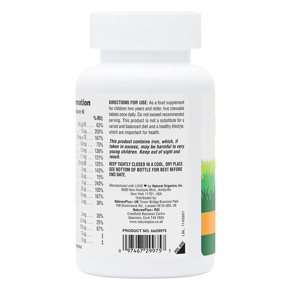 NaturesPlus Animal Parade® Multivitamin Children's Chewables - Orange