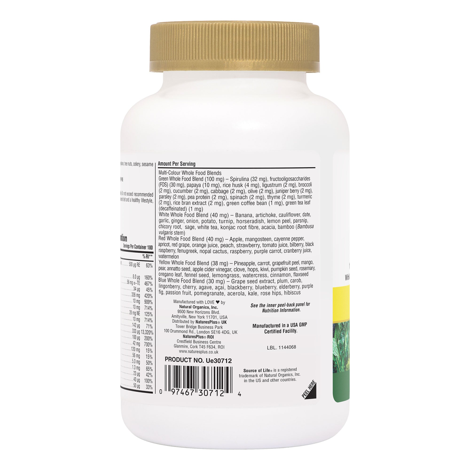 NaturesPlus Source of Life® GOLD Multivitamin Tablets