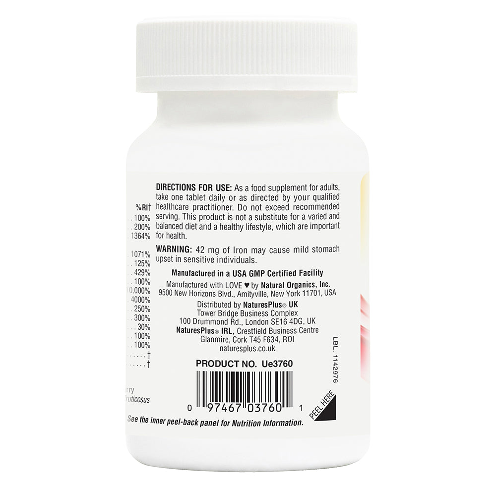 NaturesPlus HEMA-PLEX® Iron 30 Tablets (Pack of 2)