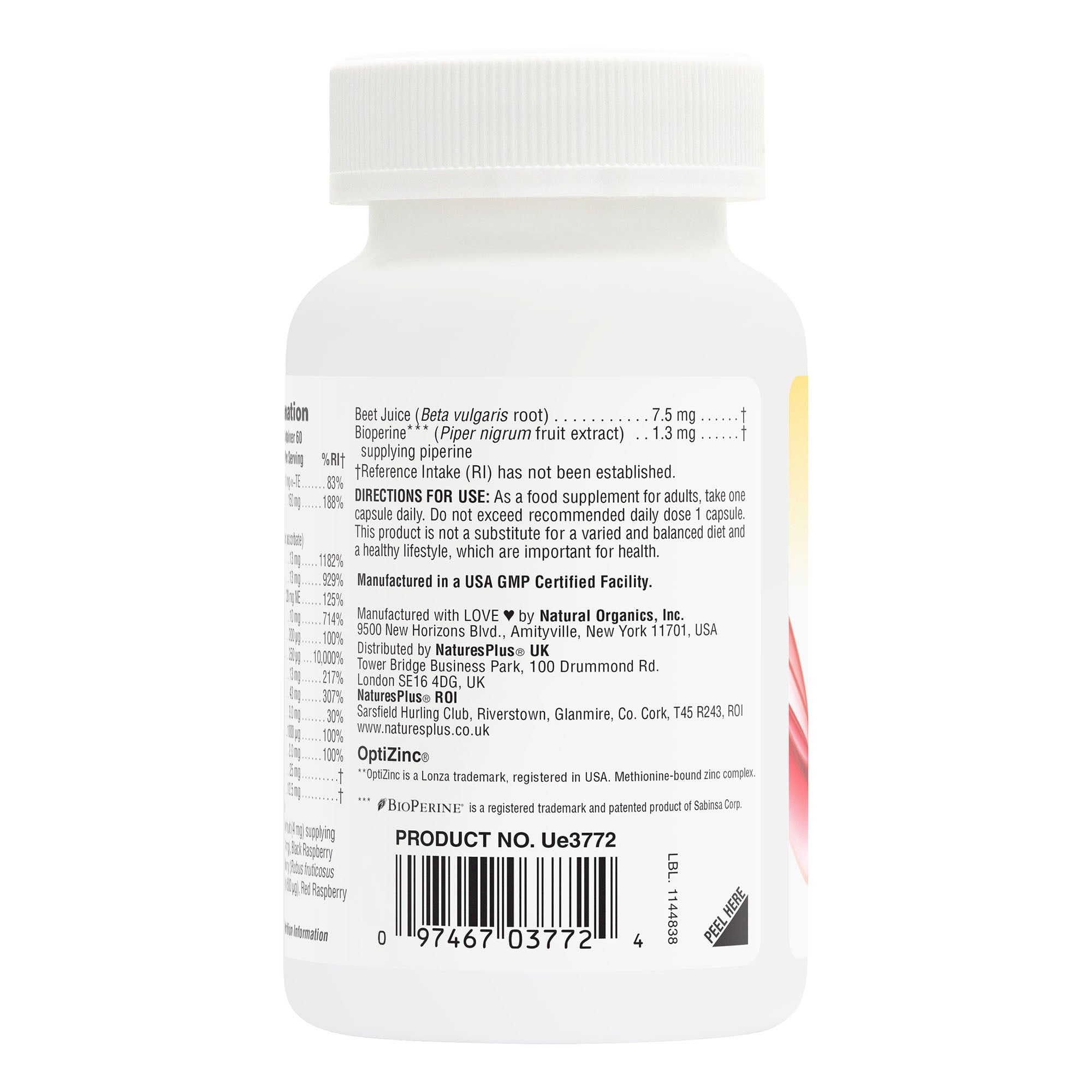 NaturesPlus HEMA-PLEX® Iron 60 Capsules