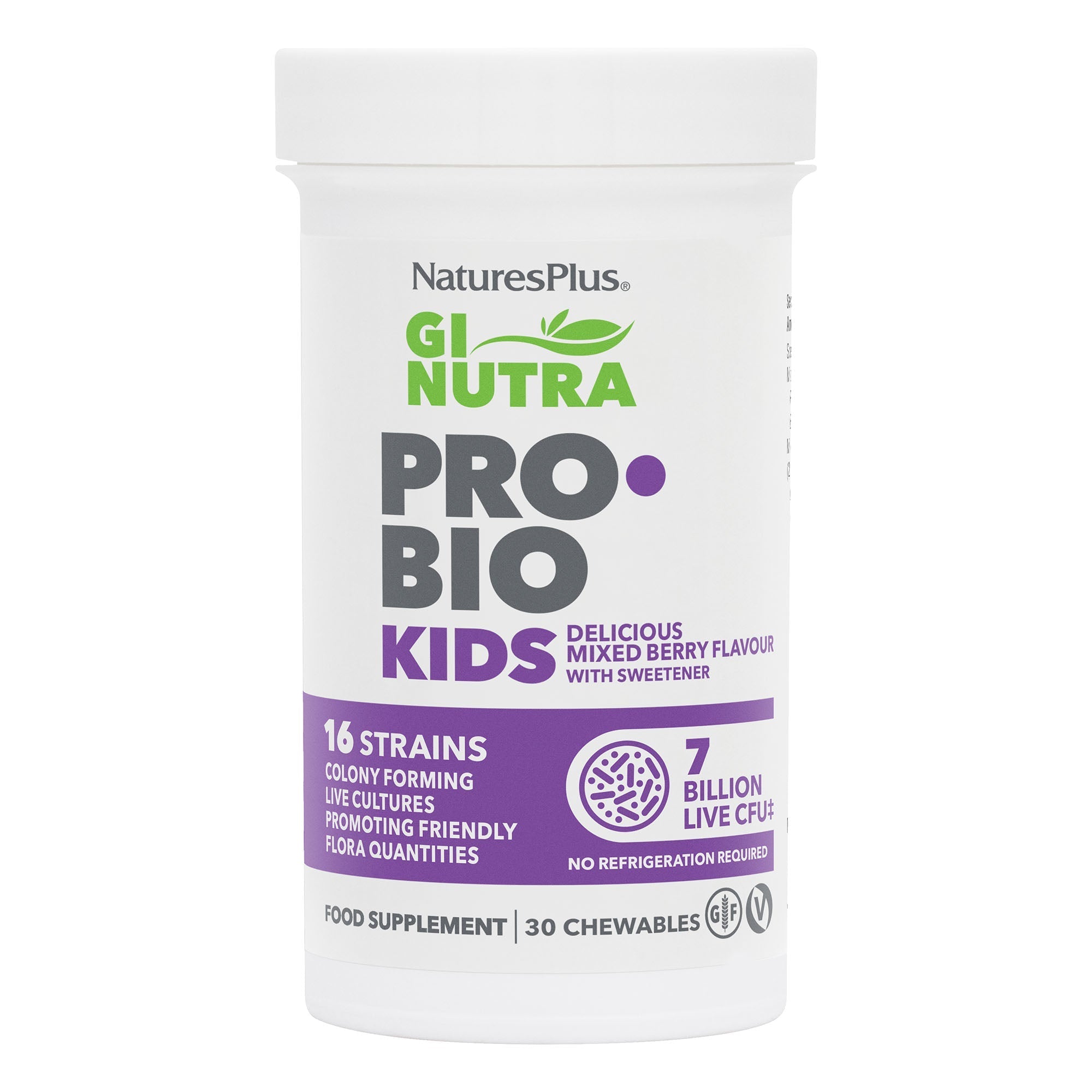 NaturesPlus GI NUTRA® Pro Bio Kids 30 Chewables