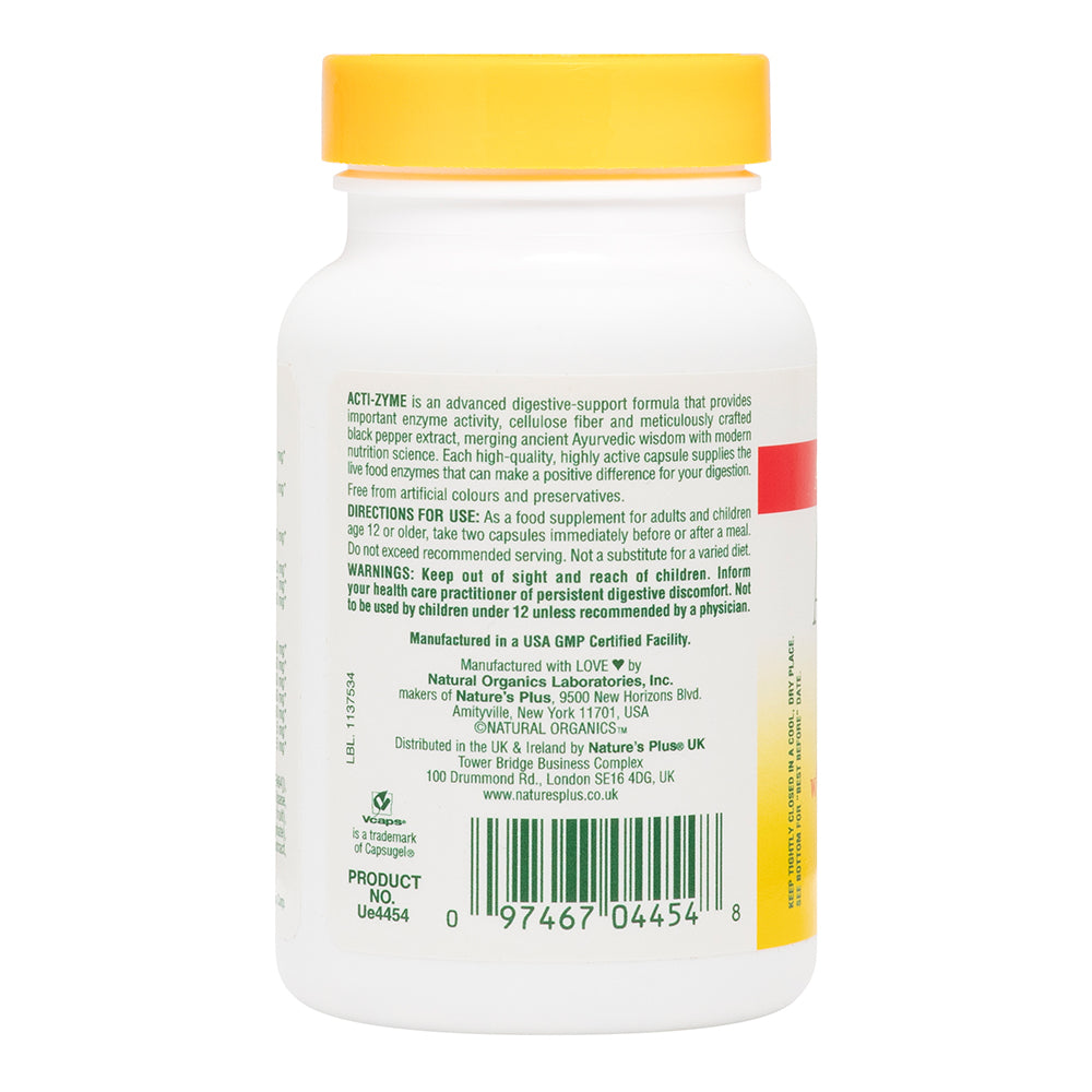 NaturesPlus Acti-Zyme Capsules
