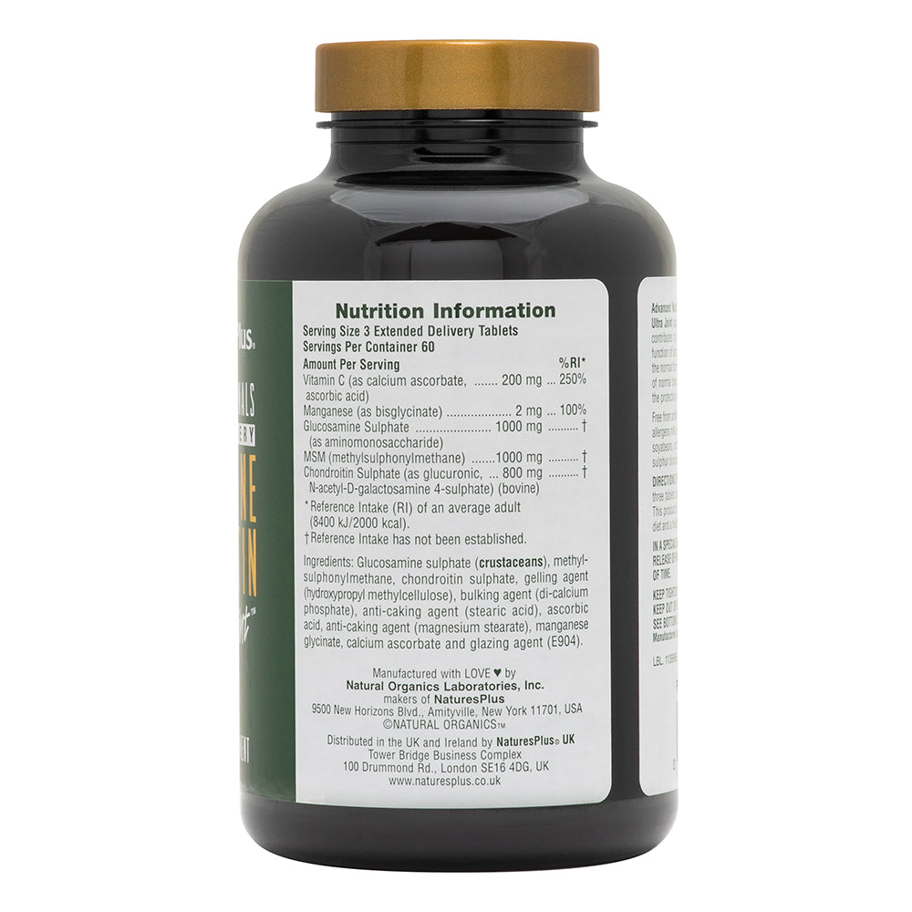 NaturesPlus Glucosamine/Chondroitin/MSM Ultra Rx-Joint® Tablets