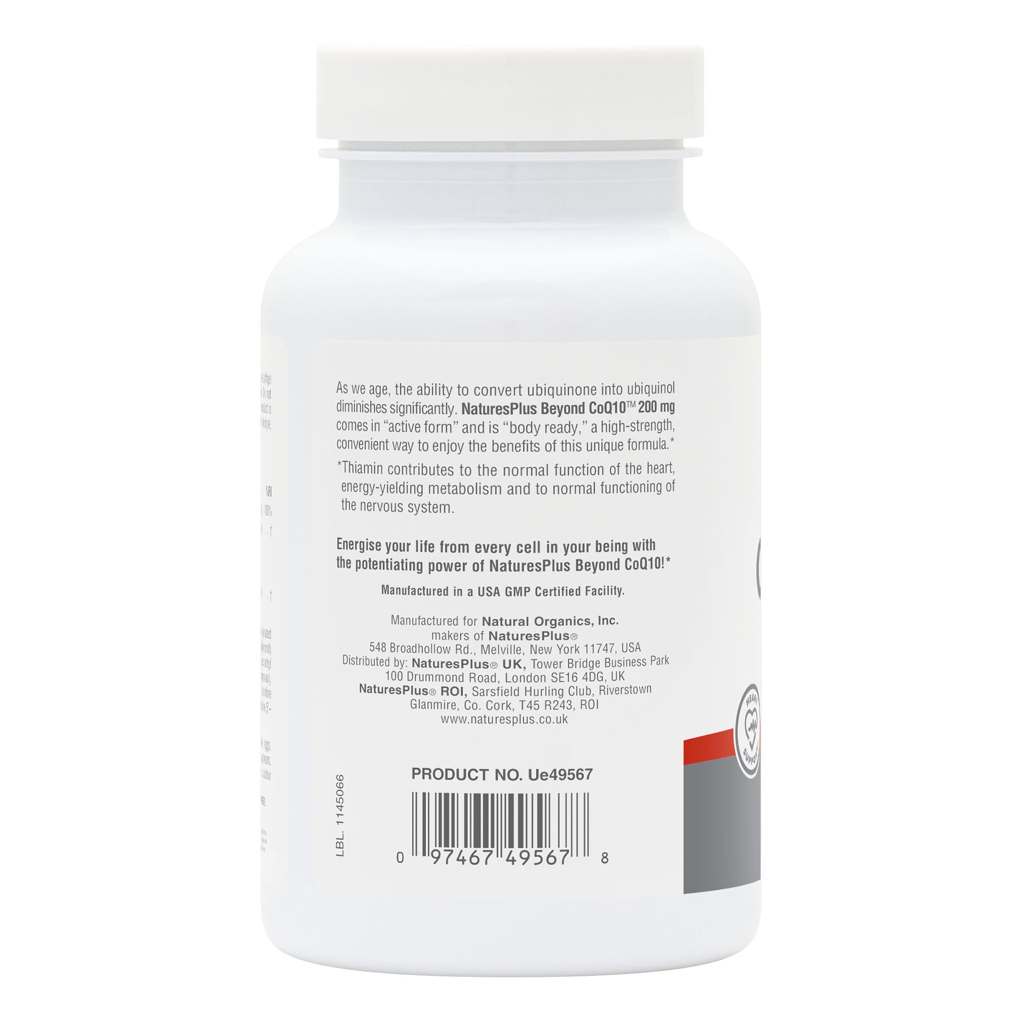 Natures Plus Beyond CoQ10® 200 mg Softgels