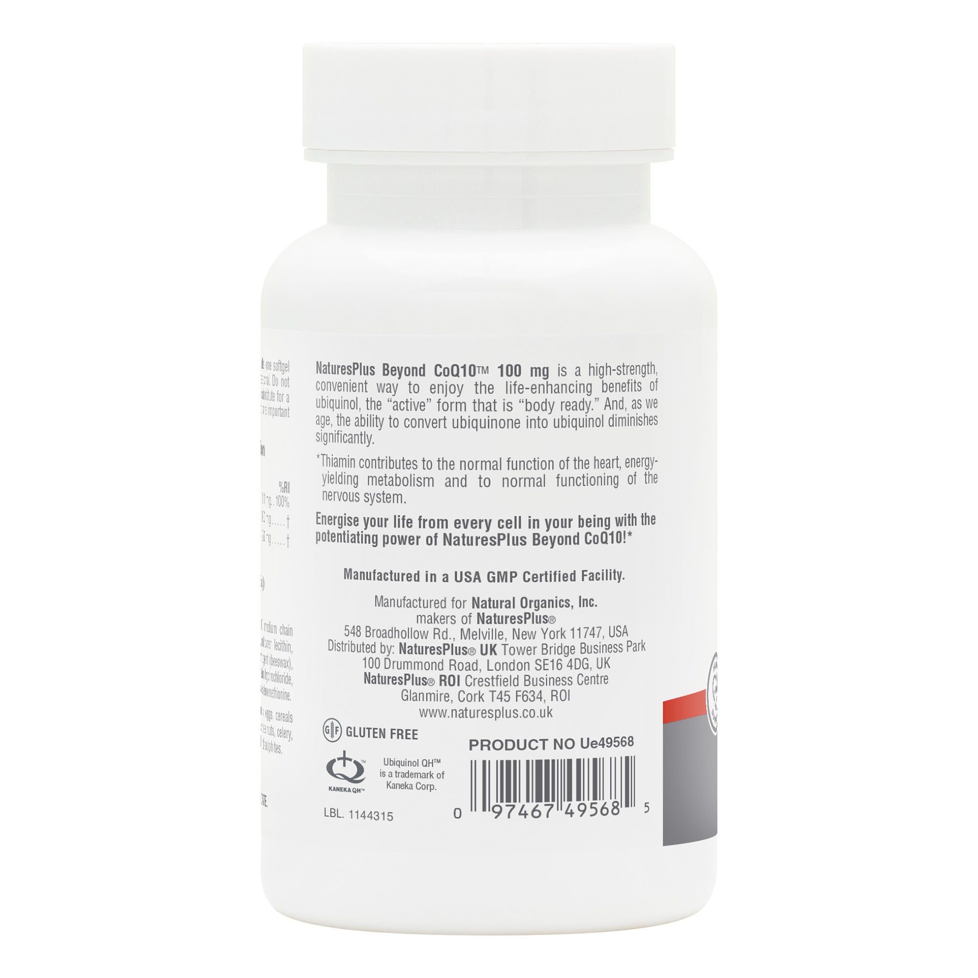 Natures Plus Beyond CoQ10® 100 mg Softgels