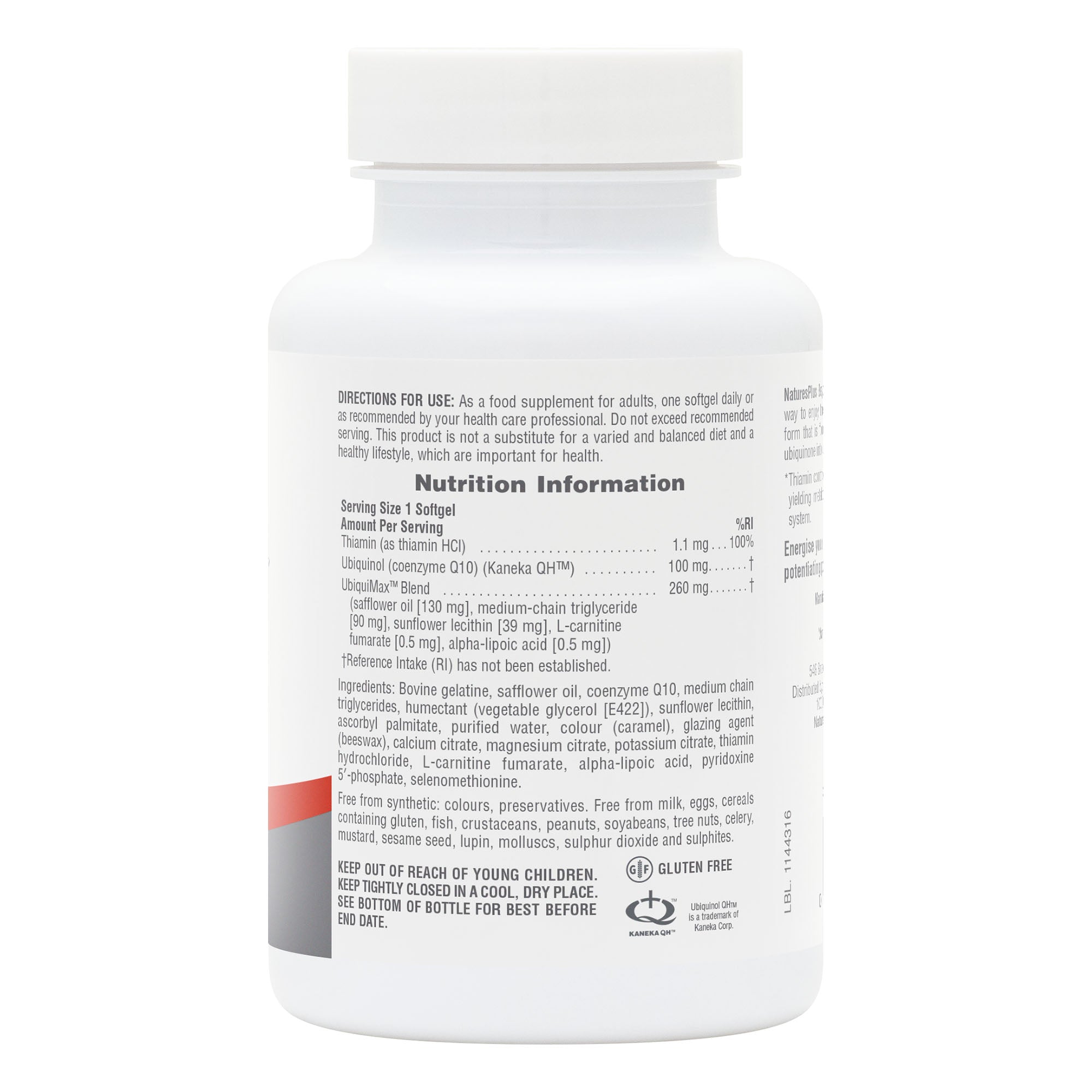 Natures Plus Beyond CoQ10® 100 mg Softgels