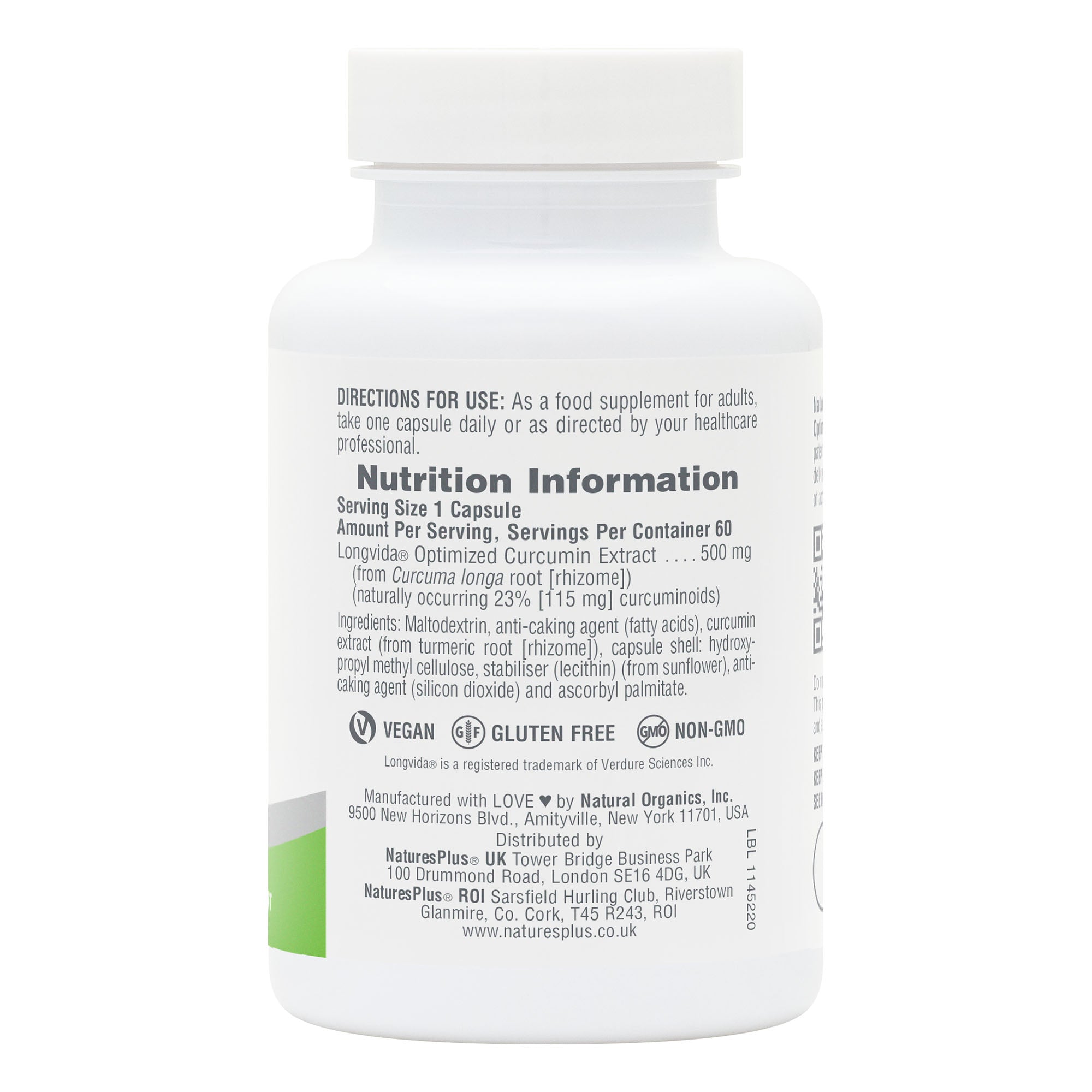 NaturesPlus PRO Curcumin Longvida® 500mg